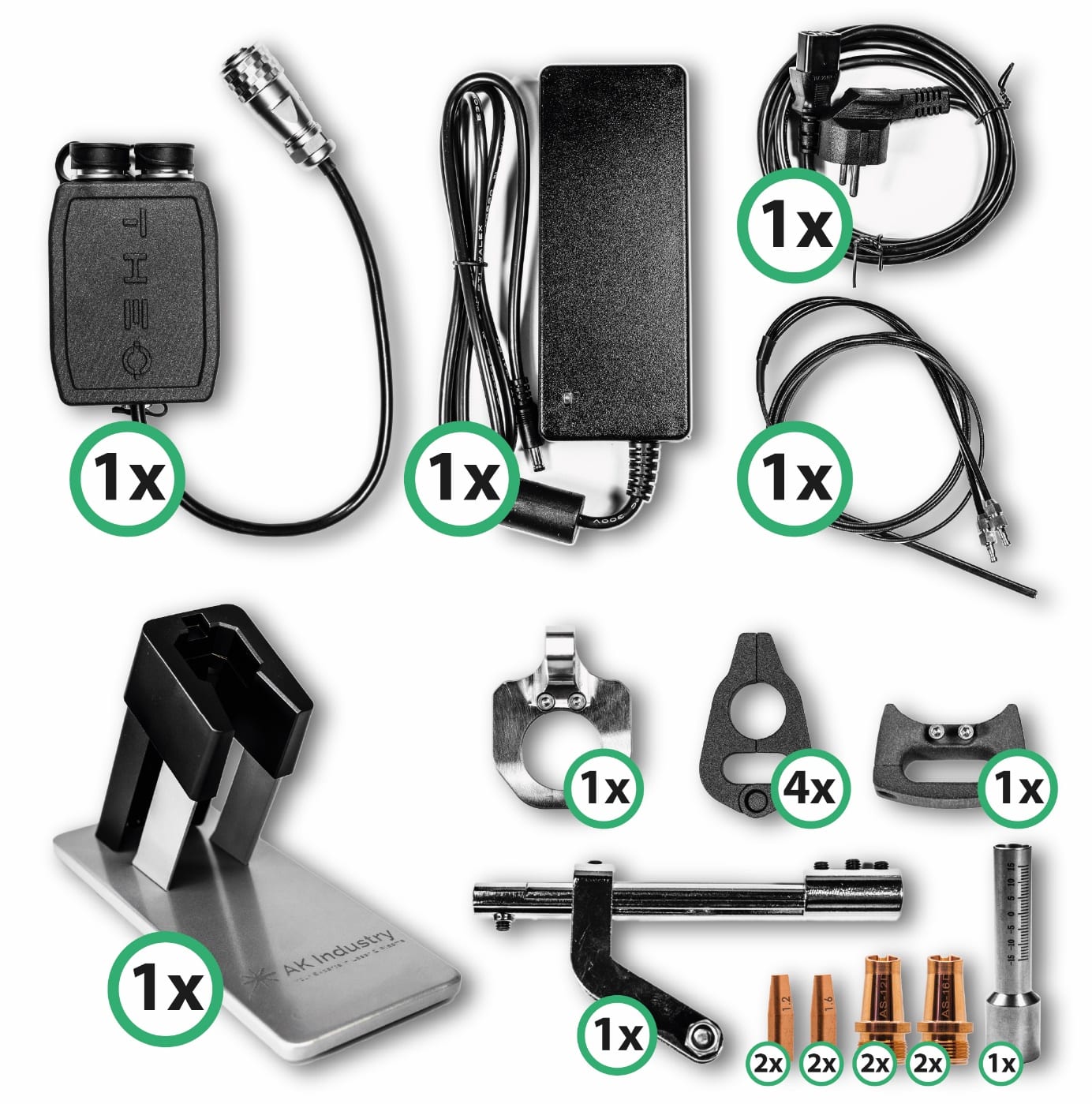 Dual Wire Feeder Kit – scope of delivery