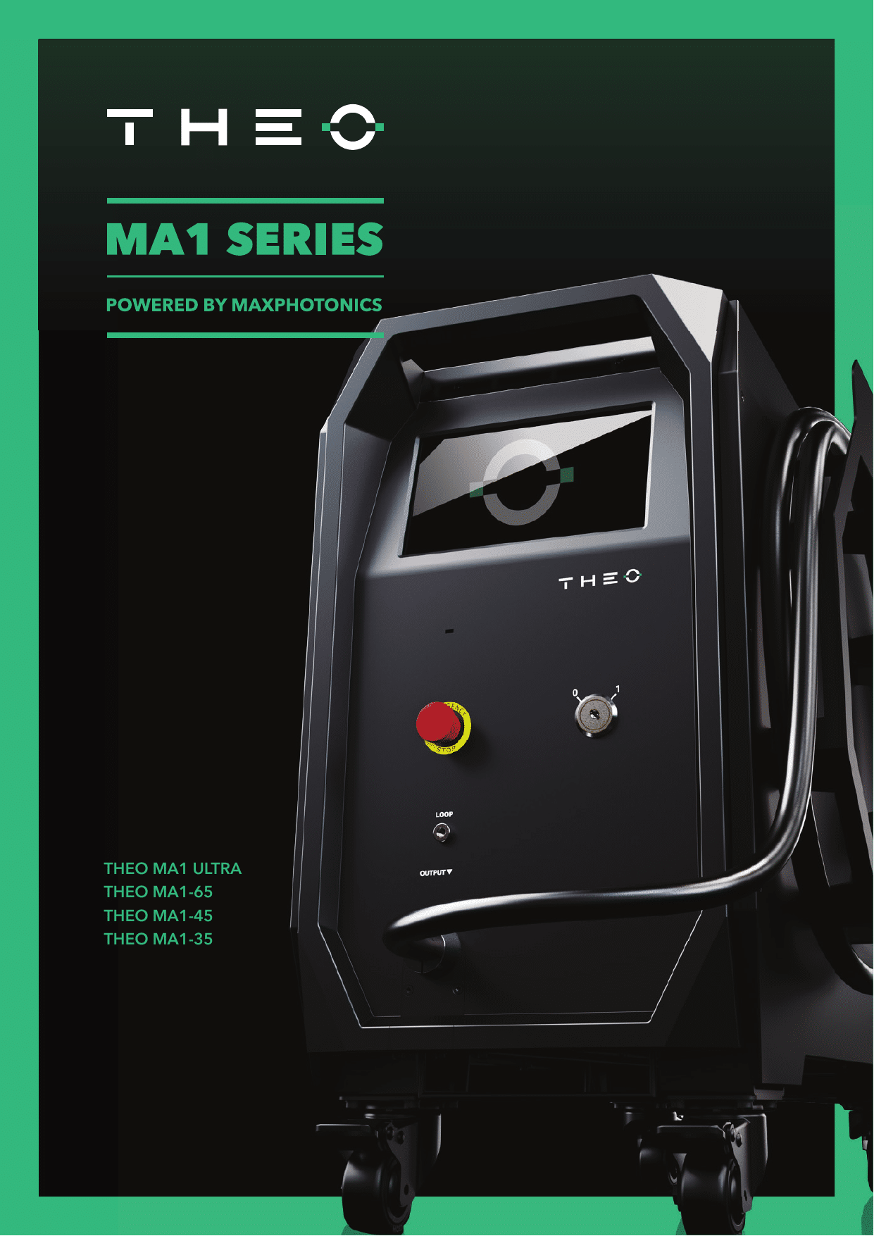 MA1 Operator Manual front cover